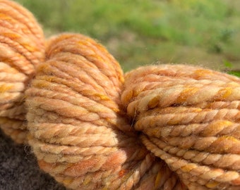 Dark Grey 179g Handspun Herdwick Yarn British Handspun Yarn 2 Ply Bulky Chunky Weight