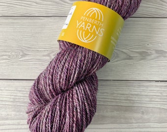 Alpaca, Merino and Silk Hand Spun Yarn in  Lolite | 3PLY Handspun Yarn