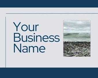 Grey Mist Edytowalny Szablon Pakiet & Instrukcje dla Wizytówek, Ulotek i Prostej Strony Internetowej. Będzie potrzebne konto Canva.com Pro do edycji.