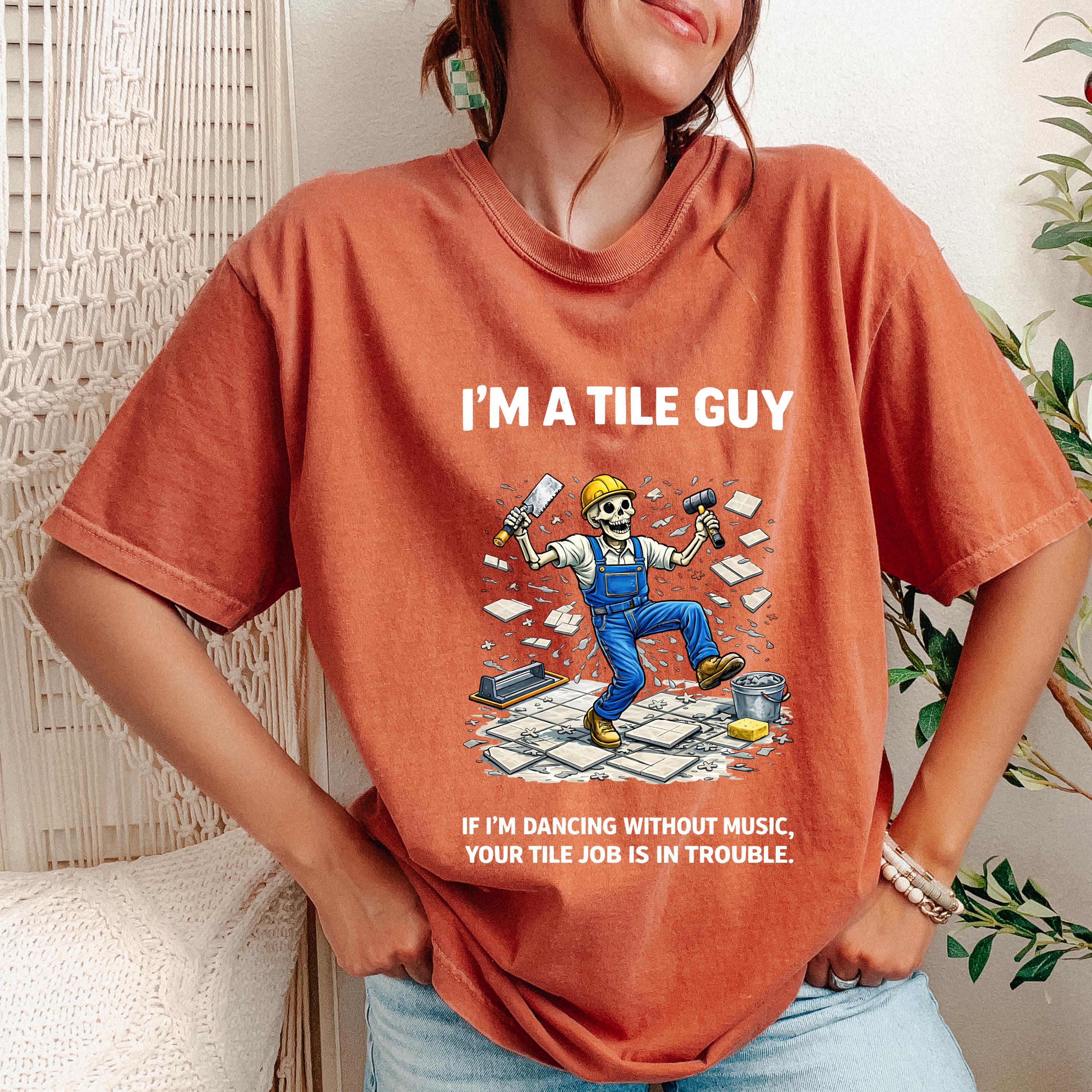 Tile Guy Shirt, Funny Tile Installer T-shirt, Tile Setter Gift ...