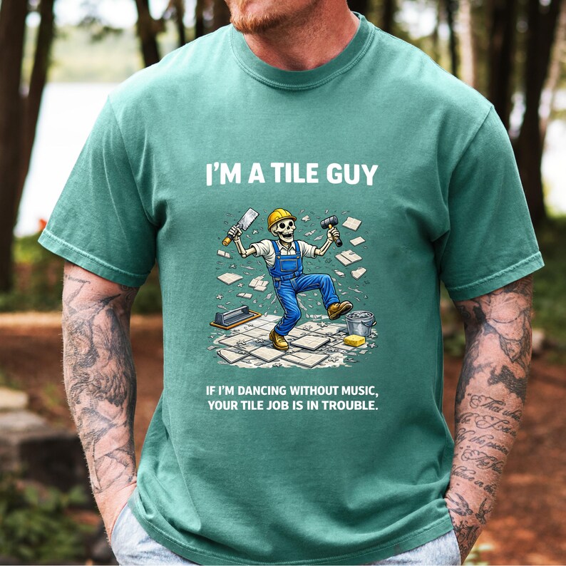Tile Guy Shirt, Funny Tile Installer T-shirt, Tile Setter Gift ...