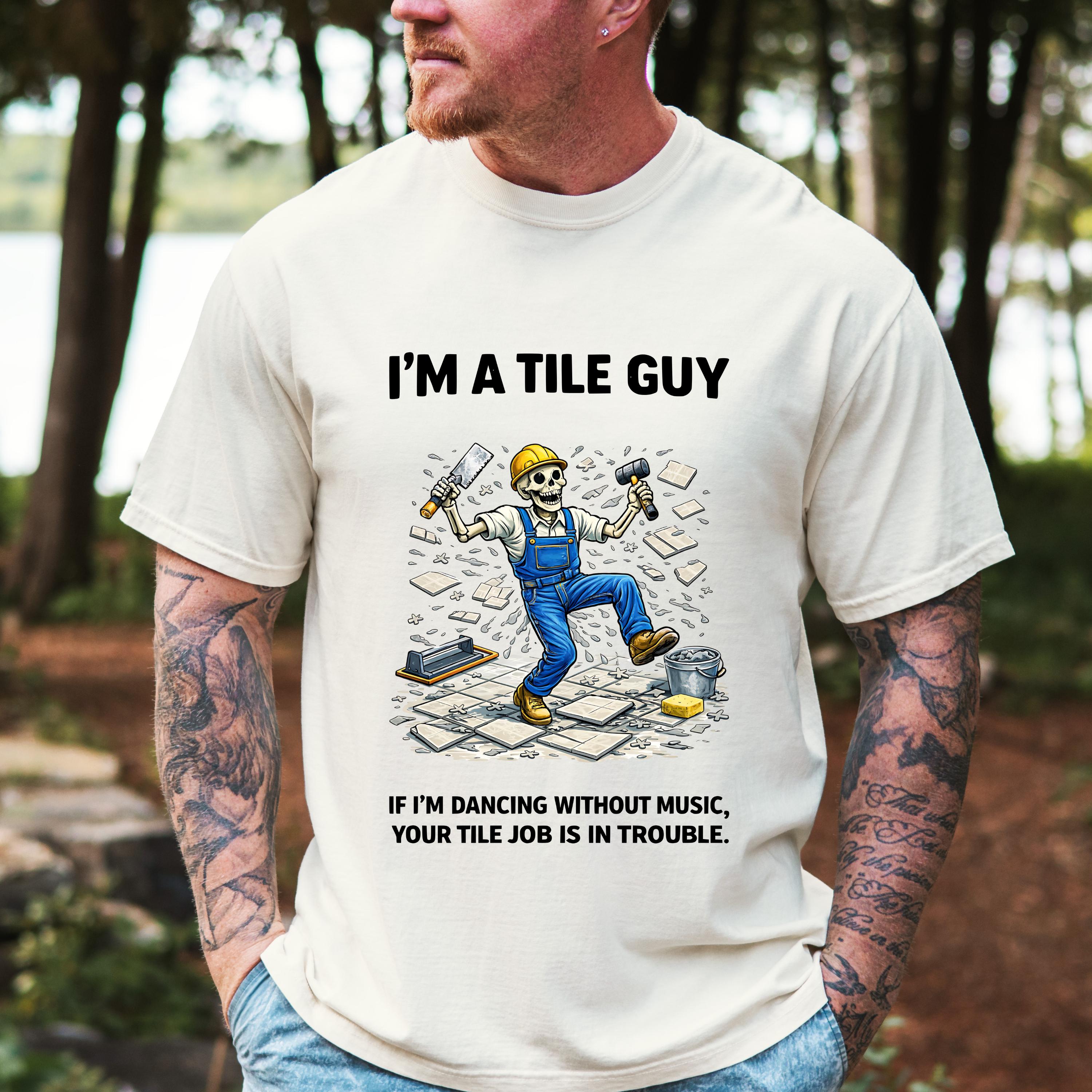 Tile Guy Shirt, Funny Tile Installer T-shirt, Tile Setter Gift ...