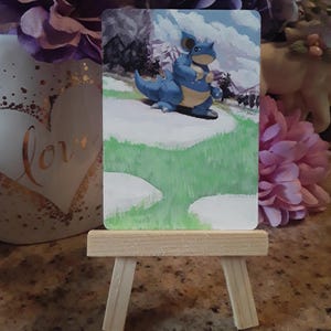 Acrylic painted Nidoqueen card