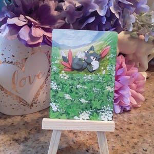 Acrylic painted Sneasel card