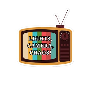 Reality TV Bubble-free stickers, Reality TV Sticker, Funny Stickers