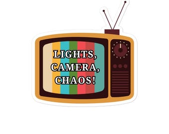 Pegatina de telerrealidad: vinilo divertido sin burbujas