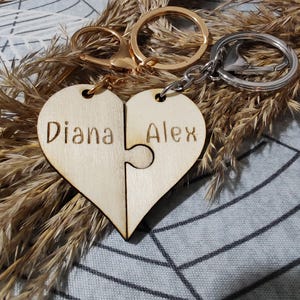 Porte-clés spécial Saint Valentin personnalisé