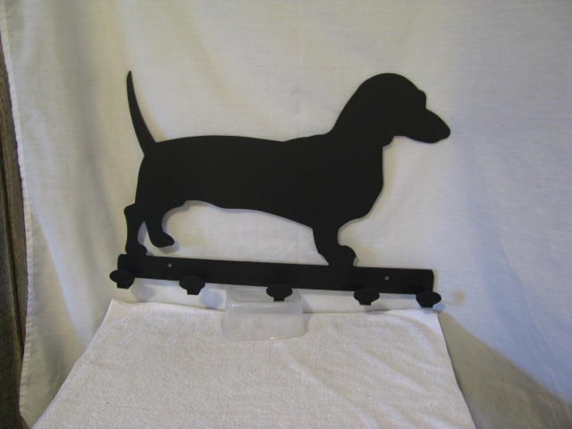 Dachshunds Coat Rack Metal Wall Art Dog Silhouette Etsy