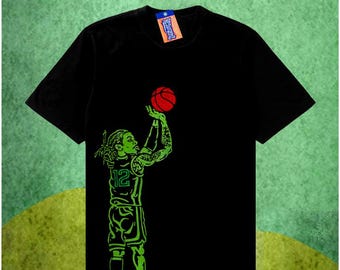 Black Neon Green shirt to match Ja 3 Jurassic Halloween
