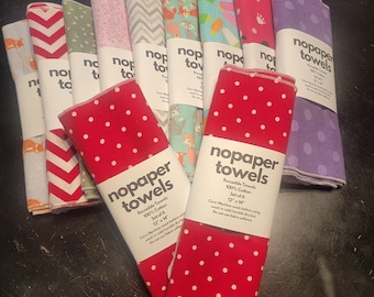 Reusable Flannel Paperless Towels: Eco-Friendly Set of 6