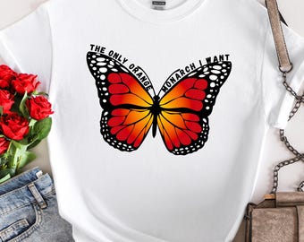 The Only Orange Monarch I Want Shirt, Pro Democracy Shirt, Anti Authoritarianism, Anti Monarchy, Anti Trump Tee, Resist Shirt, FDT Shirt