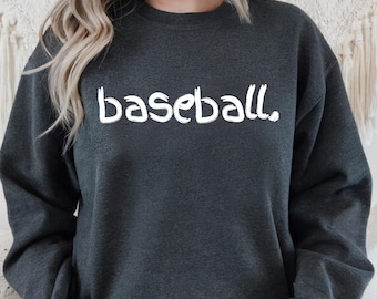 Baseball Sweatshirt, Baseball Game Day Shirt, Baseball Game Day Sweatshirt for Women, Sports Mom Sweatshirt, Gameday Sweatshirt,Baseball Tee