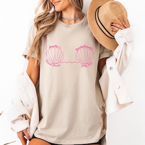 Custom Beach Bachelorette Shirt, Mermaid Bachelorette Shirts, Coastal Bachelorette Shirts, Last Splash Bachelorette Shirts, Custom Location