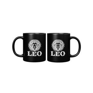 Leo Zodiac Mug – Astrology Coffee Cup – Horoscope Gifts – Leo Lion Mug – Leo Gift for Him or Her
