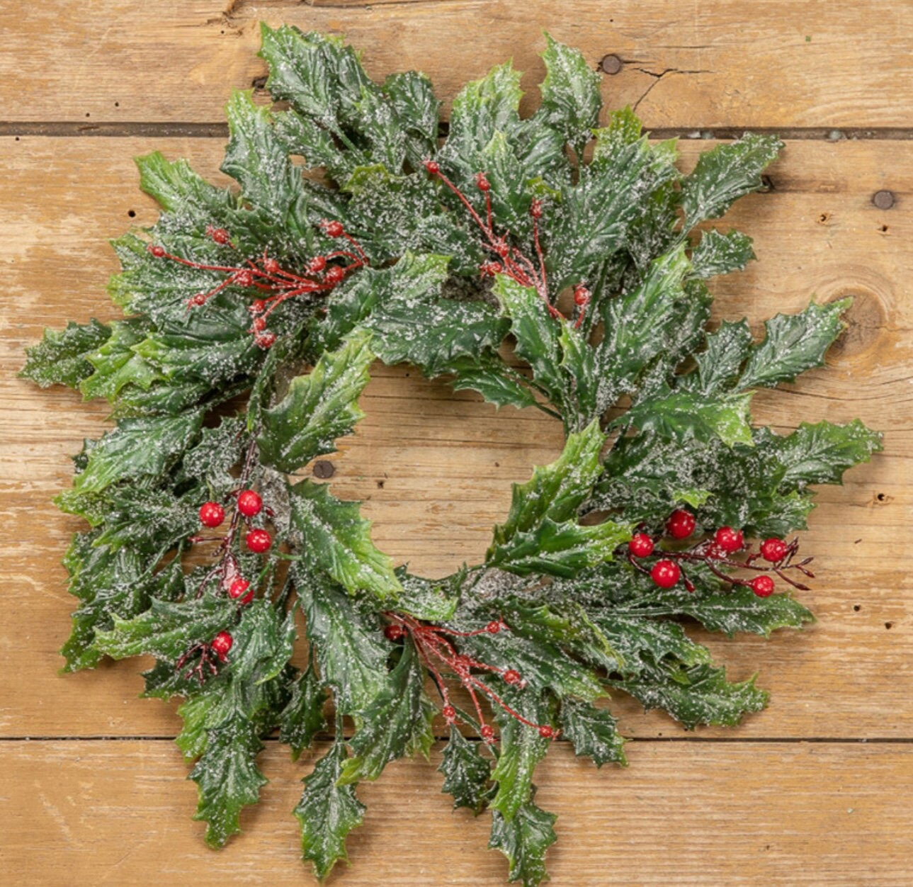 Christmas Garland 5' Frosted Red Berry and Pinecone Garland-mantle