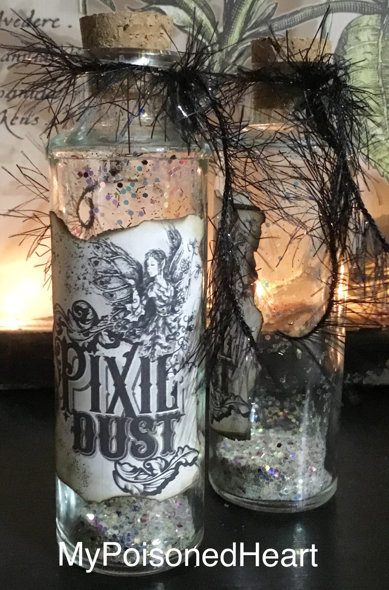 Fairy Dust Pixie Glitter Potion Bottle Wishes