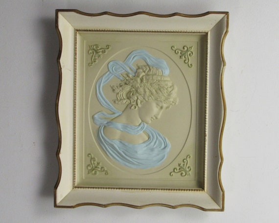 Hollywood Regency - MCM Turner Wall Accessory - Portrait - Vintage 