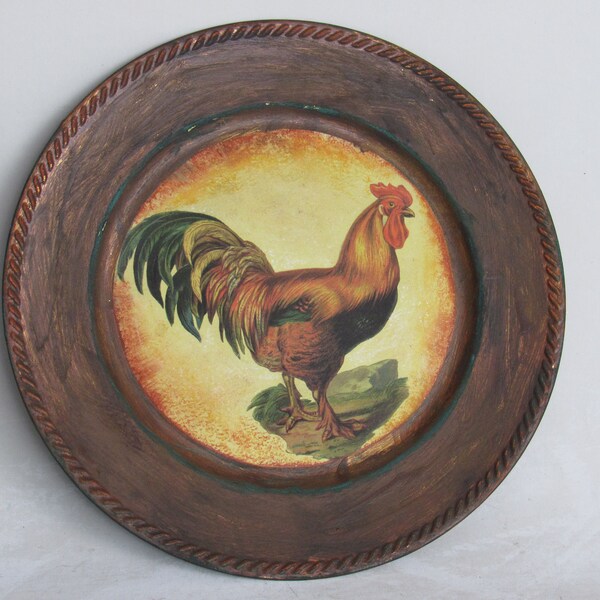 Rooster Plaque Etsy