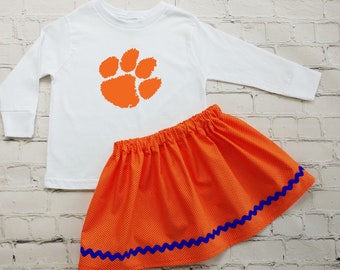 little girl clemson outfits