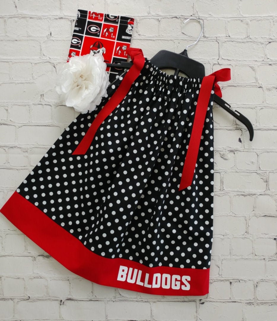 University of Georgia Game Day Dress, UGA Team Spirit, Georgia Bulldo…