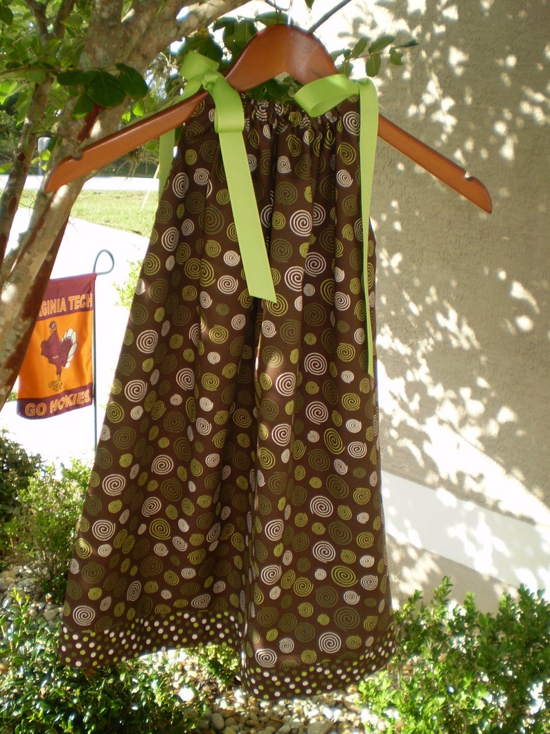 Fall Dress Girls Sale Dress CLEARANCE SALE 3 Toddler Pillowcase Dress Brown Pillowcase Dress Little Girls Dress
