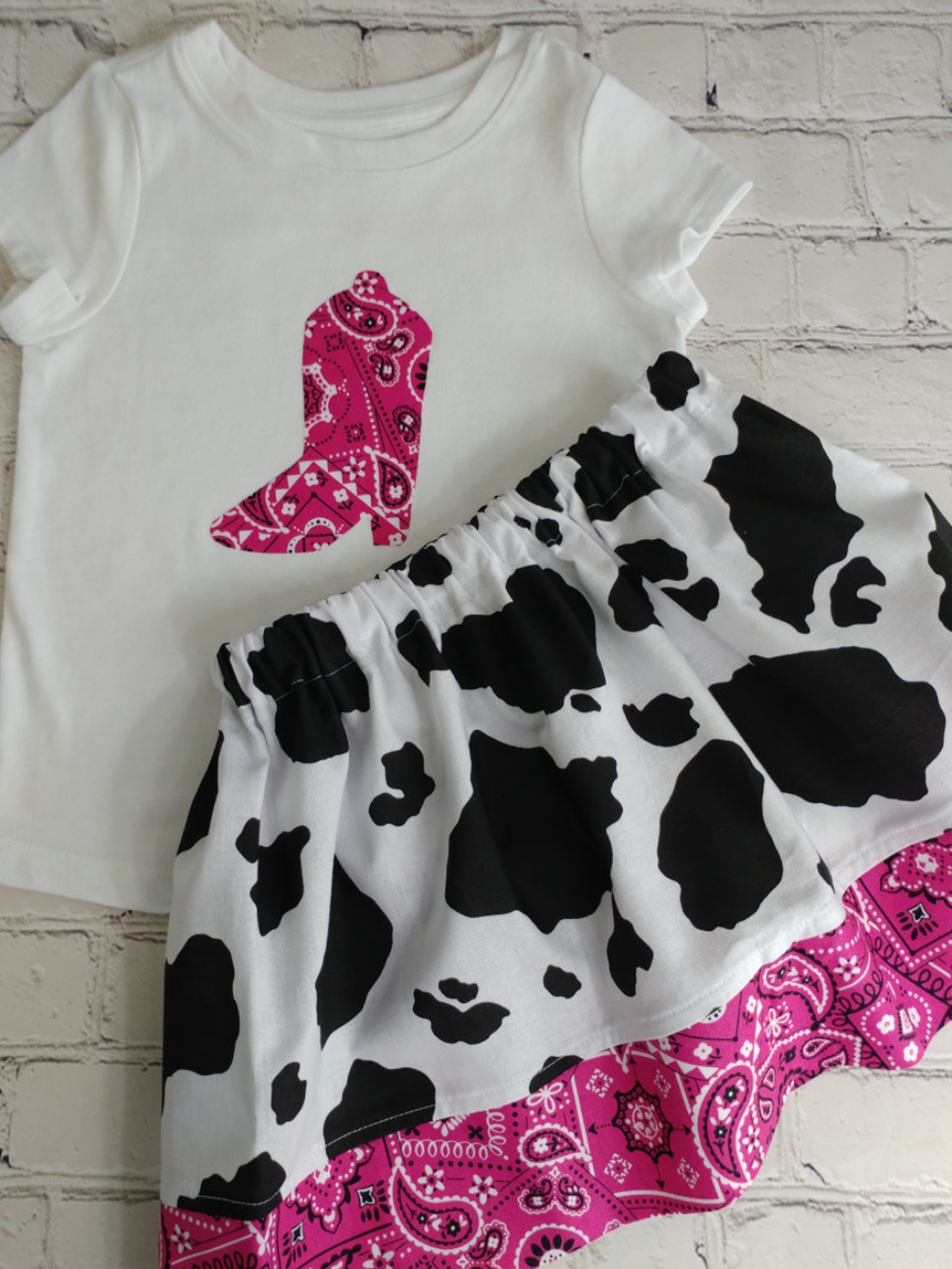 Girls Cow Print Pillowcase Dress Toy Story Dress Jessie Etsy
