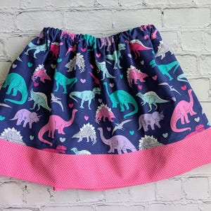 4 Toddler Dinosaur Skirt, Clearance Sale Skirt, Girls Sale Skirt, Summer Skirt, Girls Dinosaur Birthday Skirt, Sale Clothes
