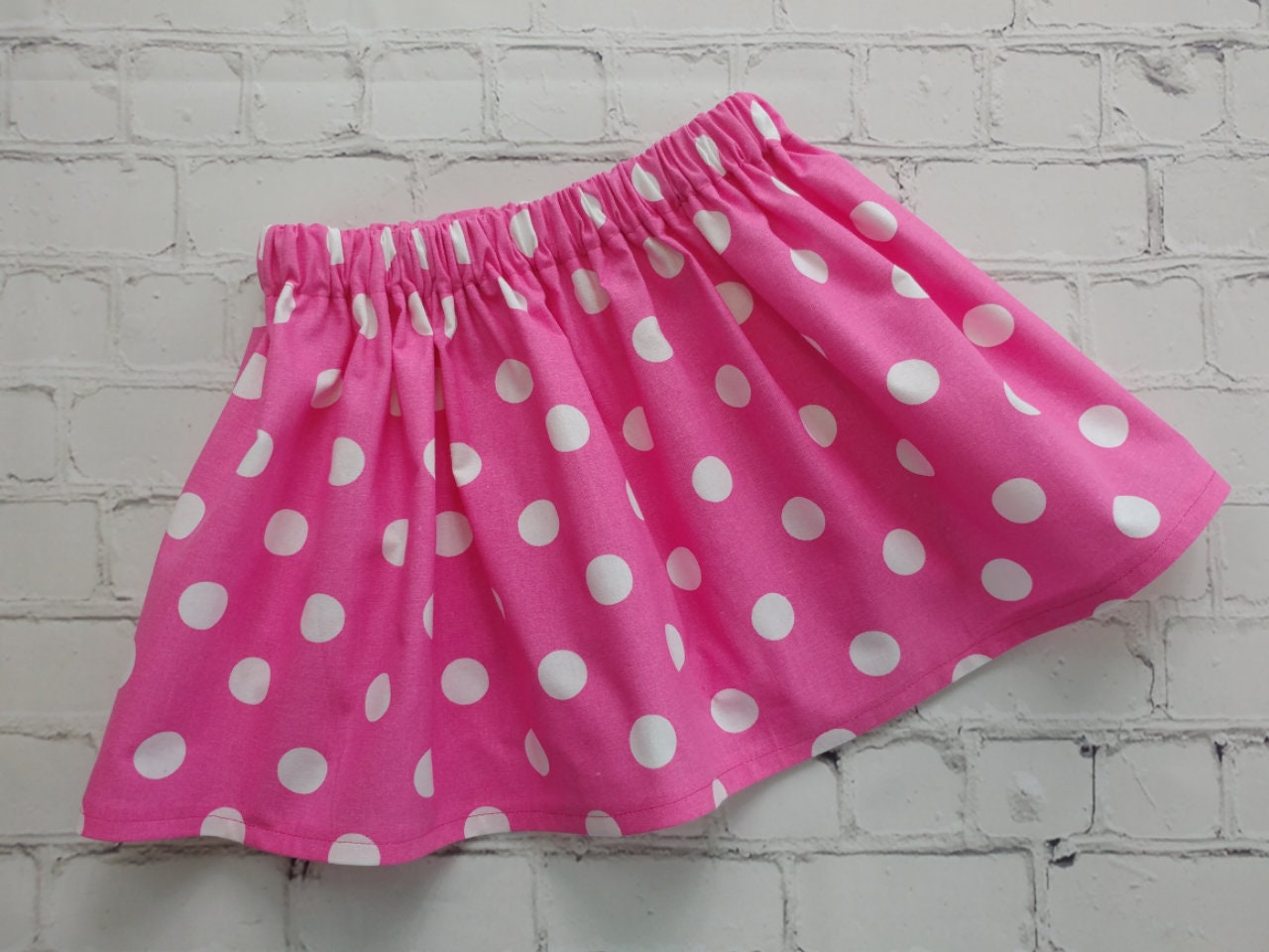 Polka dot skirt clearance pink