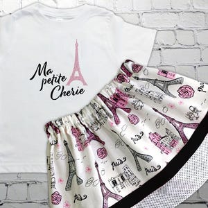 Ensemble Paris Tour Eiffel Chasing Fireflies Taille 5/6 – Pull Et Jupe De Boutique Comme Neufs
