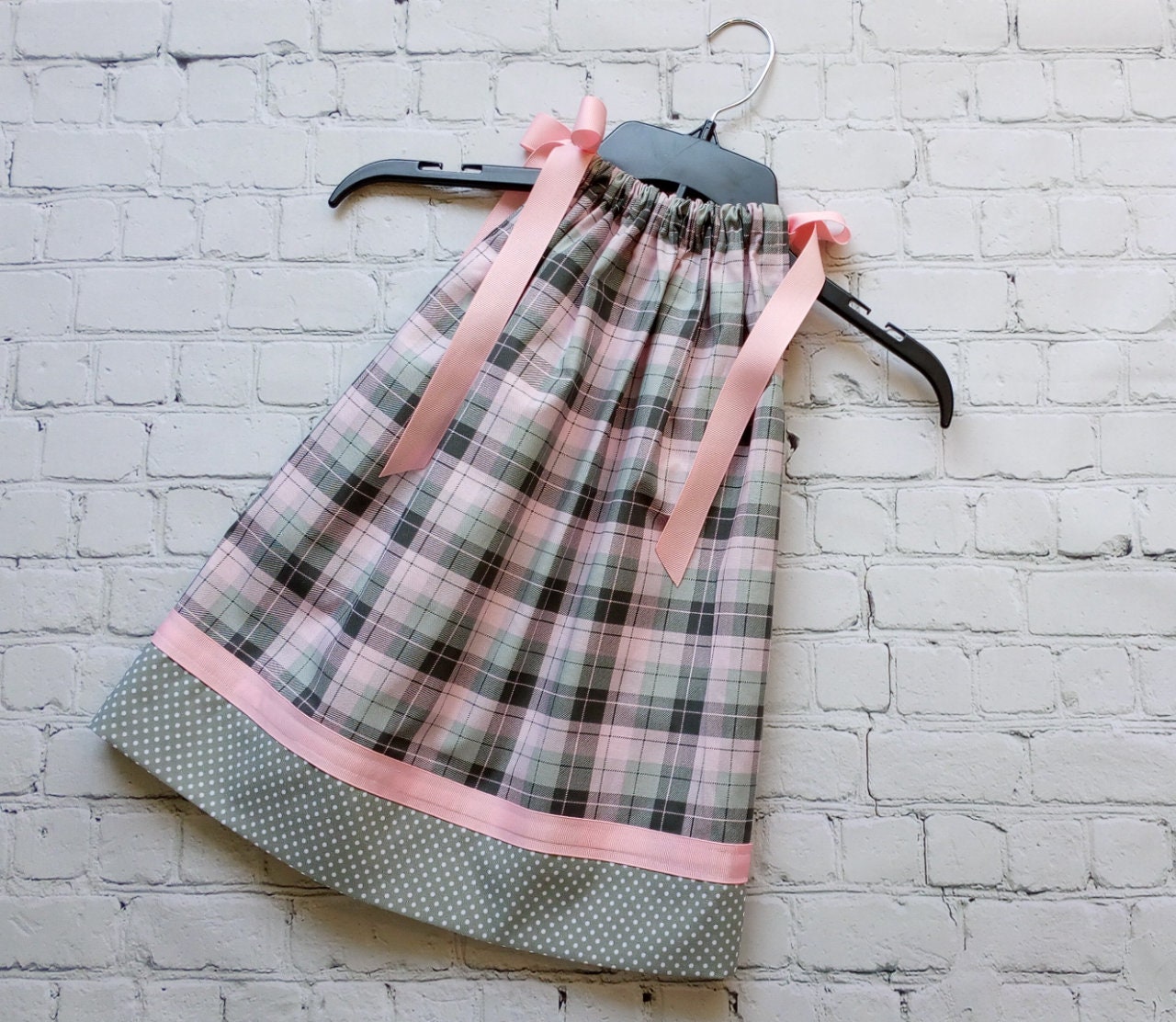Pink Grey Dress