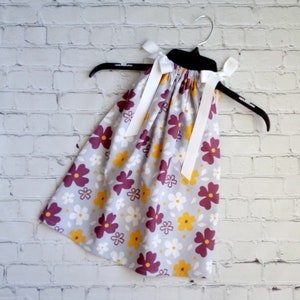 Girls Pillowcase Dress, Girls Dress with Flowers, Summer Dress, Toddler Girls Dress, Little Girls Dress, Floral Clothes, Spring Outfit