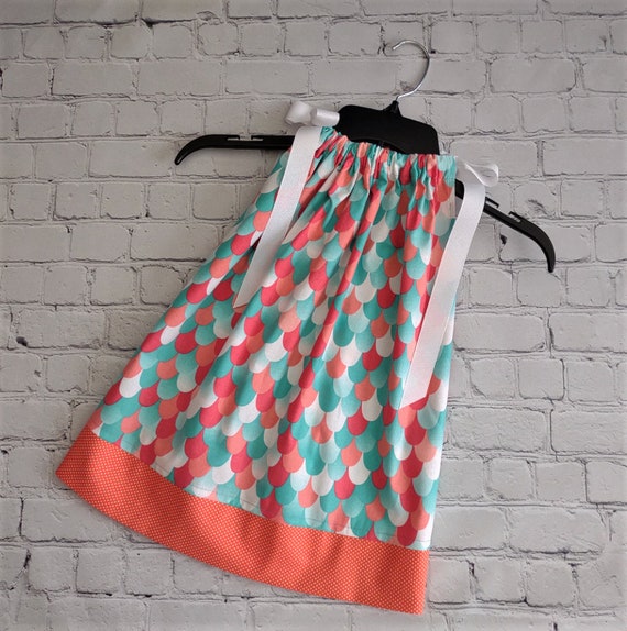 chinese dress ladies Girls' Mermaid Print Twirl Dress 2