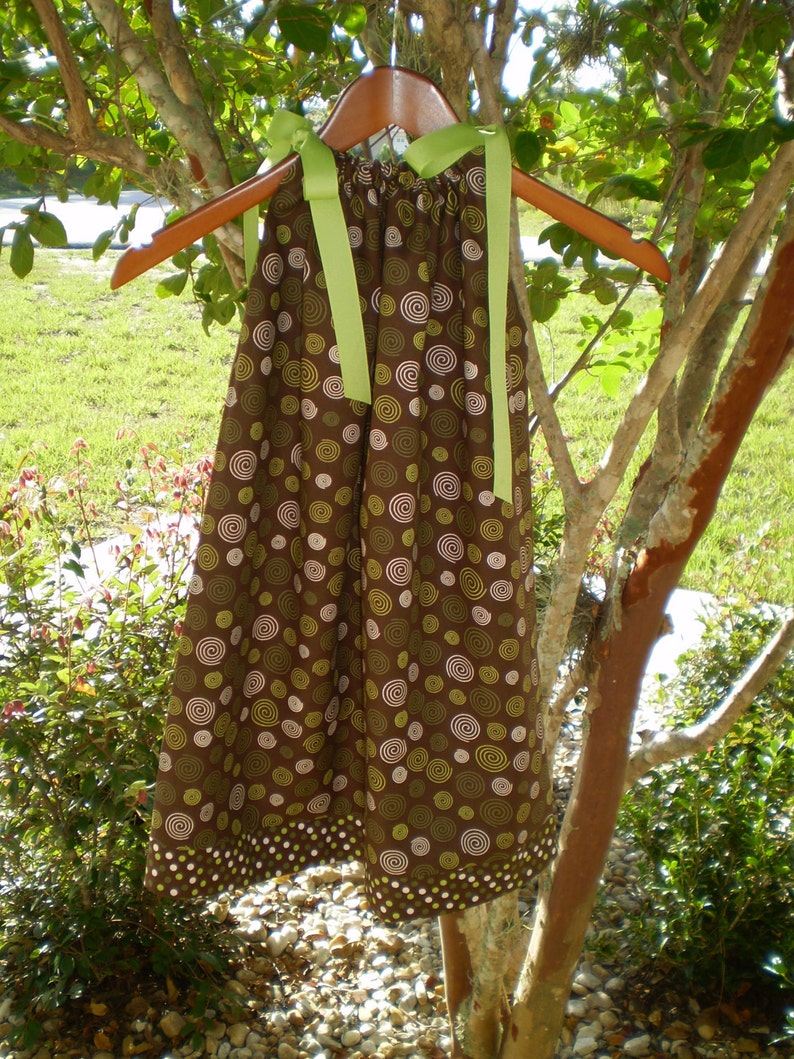 Fall Dress Girls Sale Dress CLEARANCE SALE 3 Toddler Pillowcase Dress Brown Pillowcase Dress Little Girls Dress