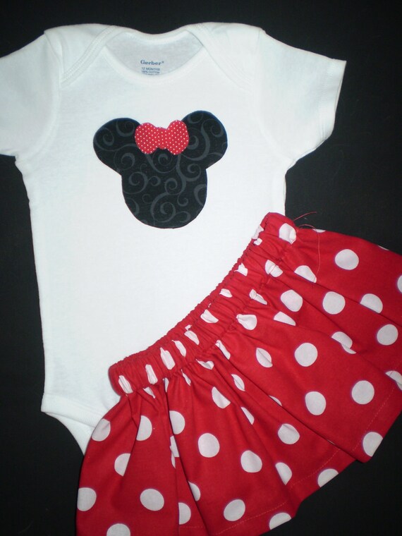 minnie mouse infant outfit