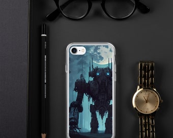 Robot in the woods - Clear Case for iPhone®