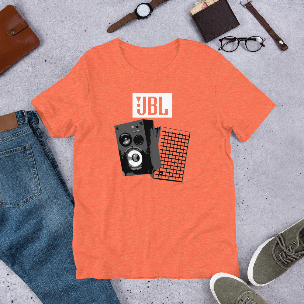 Orange Teal T Shirt Etsy