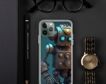 Lonely Robot - Clear Case for iPhone®