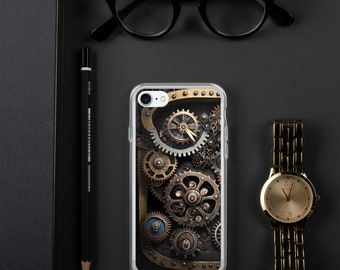 Steampunk Clear Case for iPhone®