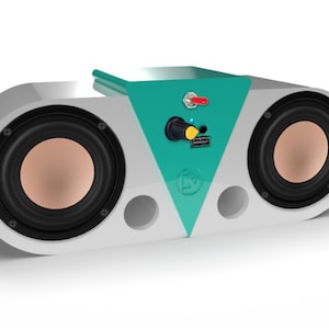 ikyaudio DT3 3D Printed Bluetooth desktop speaker