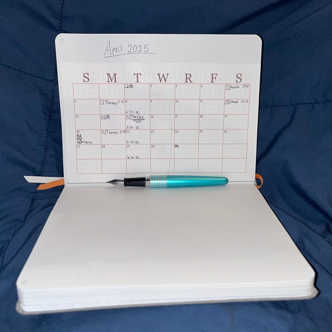 Setember Calander Label Printable Monthly Calendar Label - One-page Bullet Journal Spread ...