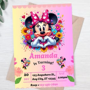 Stitch Birthday Invitation, Stitch and Angel Birthday Invitation, Editable Stitch Birthday Invitation, Stitch Kids Birthday Invite