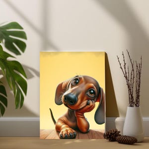 Zabawna dekoracja ścienna dla zwierząt, zabawny portret psa lub kota, sztuka ścienna dla psów, spersonalizowany portret kota, akwarelowe malowanie zwierząt, malowane cyfrowo ze zdjęcia