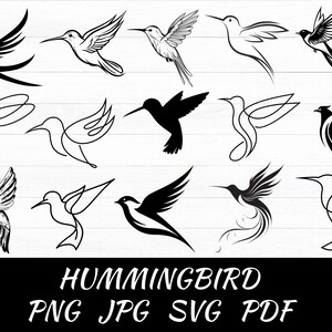 Hummingbird SVG, Bird Svg, Flying Bird Svg, Hummingbird Cricut, Bird Clip Art, Hummingbird Clipart, Cut Files for Cricut, Bird Silhouette