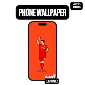 Luis Suarez Phone Wallpaper | HD Football Wallpaper | Soccer Art | Mobile Background | Football Aesthetic | iPhone & Android