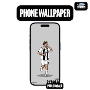 Paulo Dybala Phone Wallpaper | HD Football Wallpaper | Soccer Art | Mobile Background | Football Aesthetic | iPhone & Android