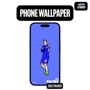 Cole Palmer Phone Wallpaper | HD Football Wallpaper | Soccer Art | Mobile Background | Football Aesthetic | iPhone & Android