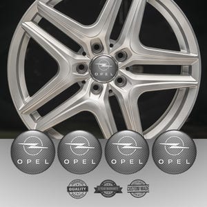 Best Design 4 pcs of Silicone Stickers for Wheel Caps Rims Opel /// Self-adhesive Emblems for Center wheel caps//Best Whell Dekoration