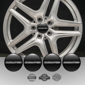 Best Design 4 pcs of Silicone Stickers for Wheel Caps Rims Mazda /// Self-adhesive Emblems for Center wheel caps//Best Whell Dekoration