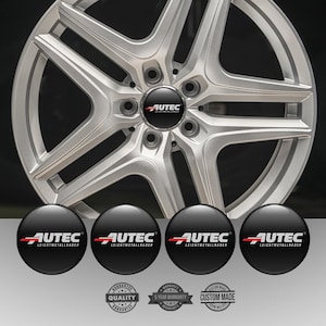 Best Design 4 pcs of Silicone Stickers for Wheel Caps Rims Autec // Self-adhesive Emblems for Center wheel caps//Best Dekoration