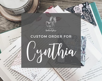 Reserved ** Custom order for Cynthia